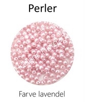 Perler 3 mm farve lavendel